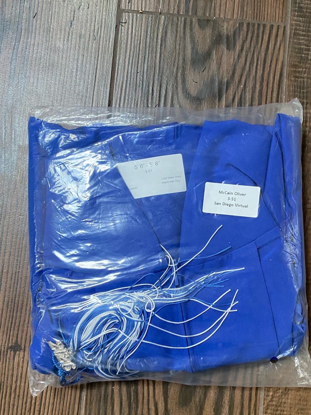 Graduation Cap and Gown- 2026 Tassel NWT